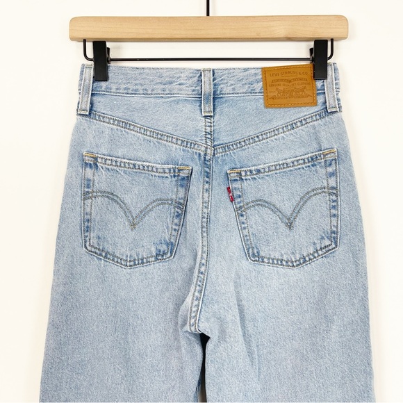 Levi's Ribcage Straight Ankle Jeans Size 25 - Picture 14 of 15